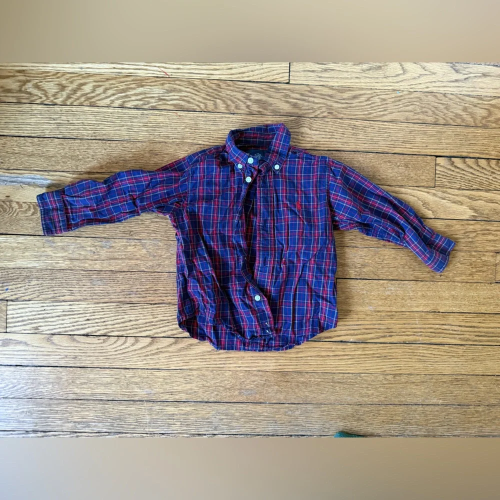 Ralph Lauren Kids Plaid Button Down - Size 24 Months